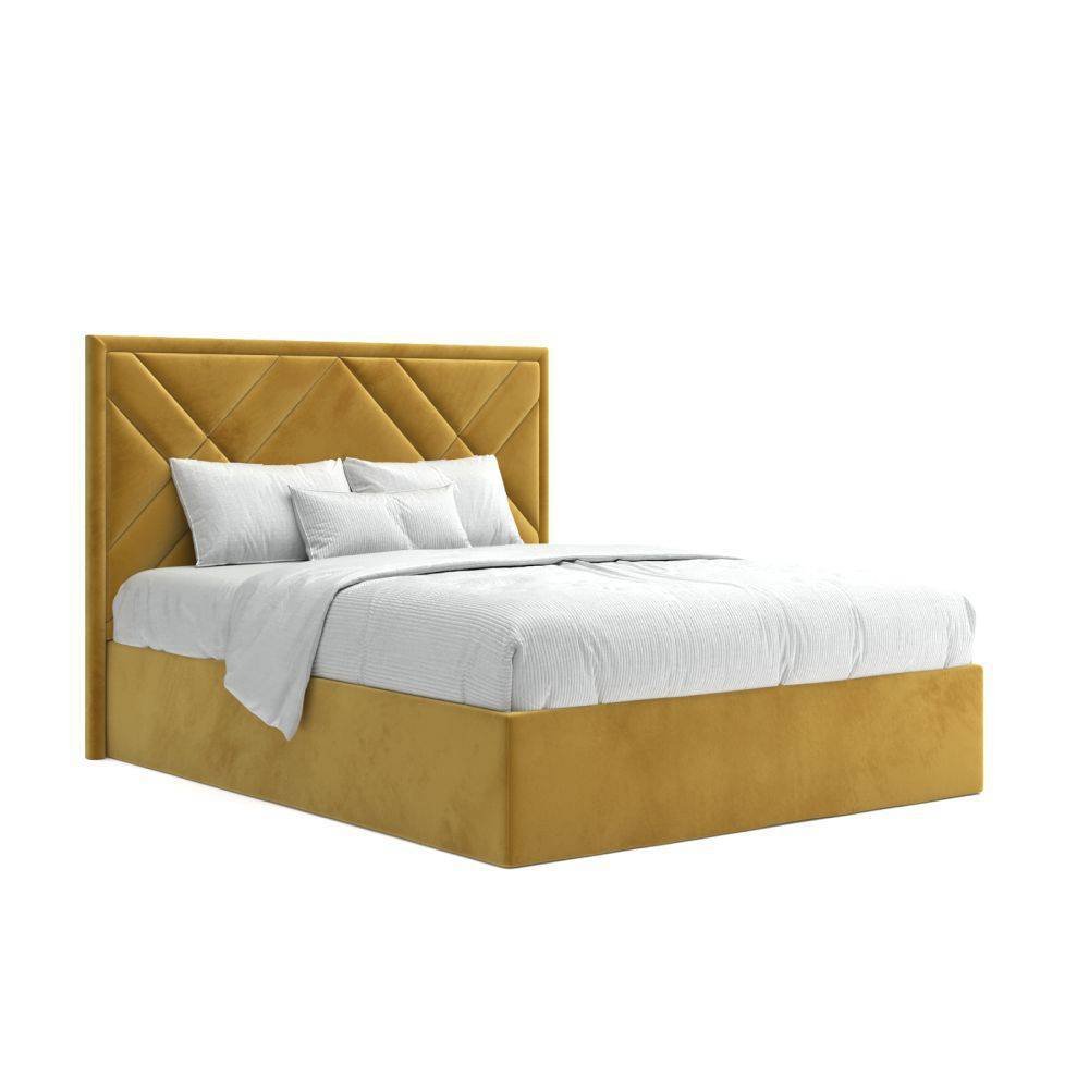 Кровать Джейд двуспальная, цвет Бежевый, размер 210 см – купить в RMHome, фото 10