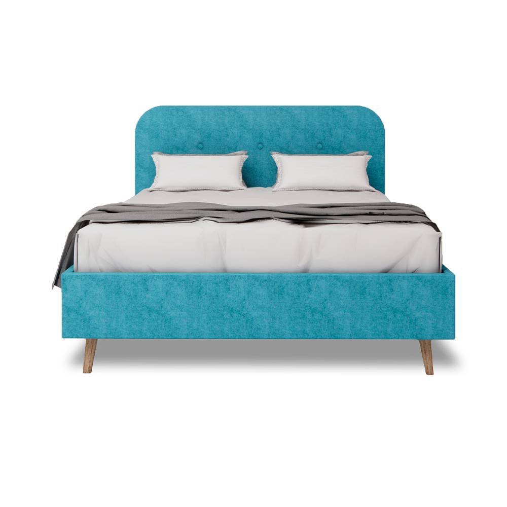 Кровать Надежда 1.5 спальная, цвет Голубой, размер 99 см – купить в RMHome, фото 3