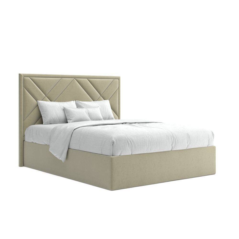 Кровать Джейд двуспальная, цвет Бежевый, размер 210 см – купить в RMHome, фото 2